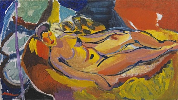 Ivon Hitchens (British, 1893–1979), Algerian Woman No. 1. 1949 Richard Green Gallery